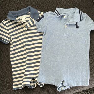 Bundle Ralph Lauren Blue Polo Shirt Classic Preppy Style